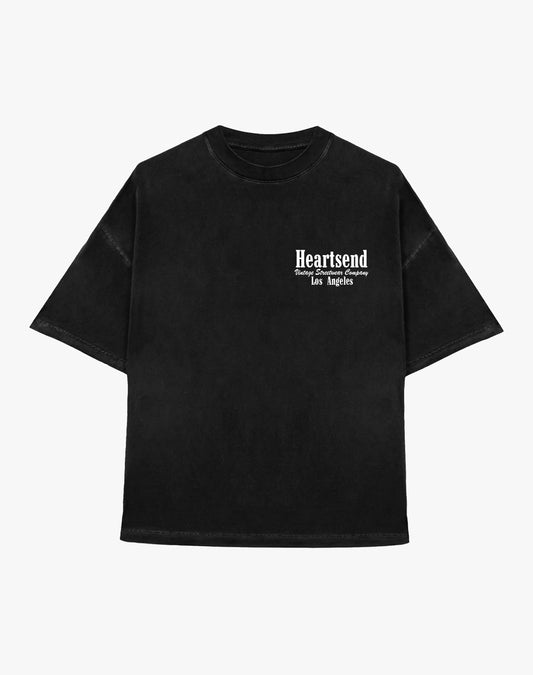 Heartsend Retro Tee - Blk