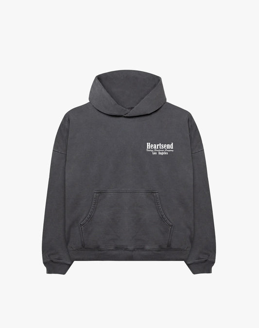 Heartsend Retro Hoodie - Vintage Blk