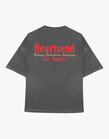 Heartsend Retro Tee - Vintage Blk