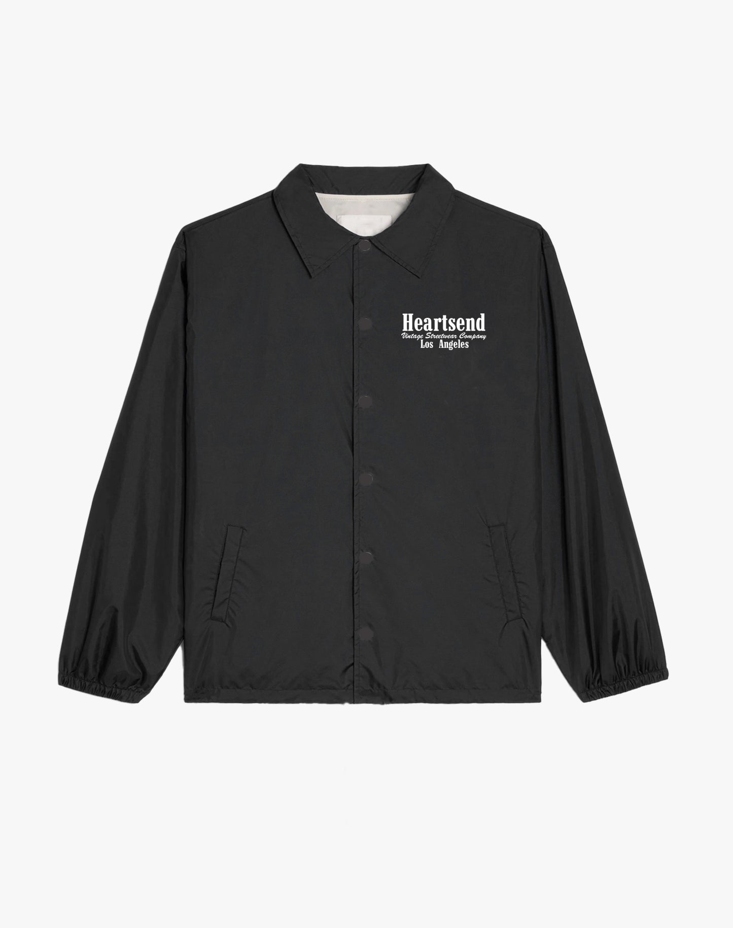 Heartsend Retro Nylon Jacket - Blk