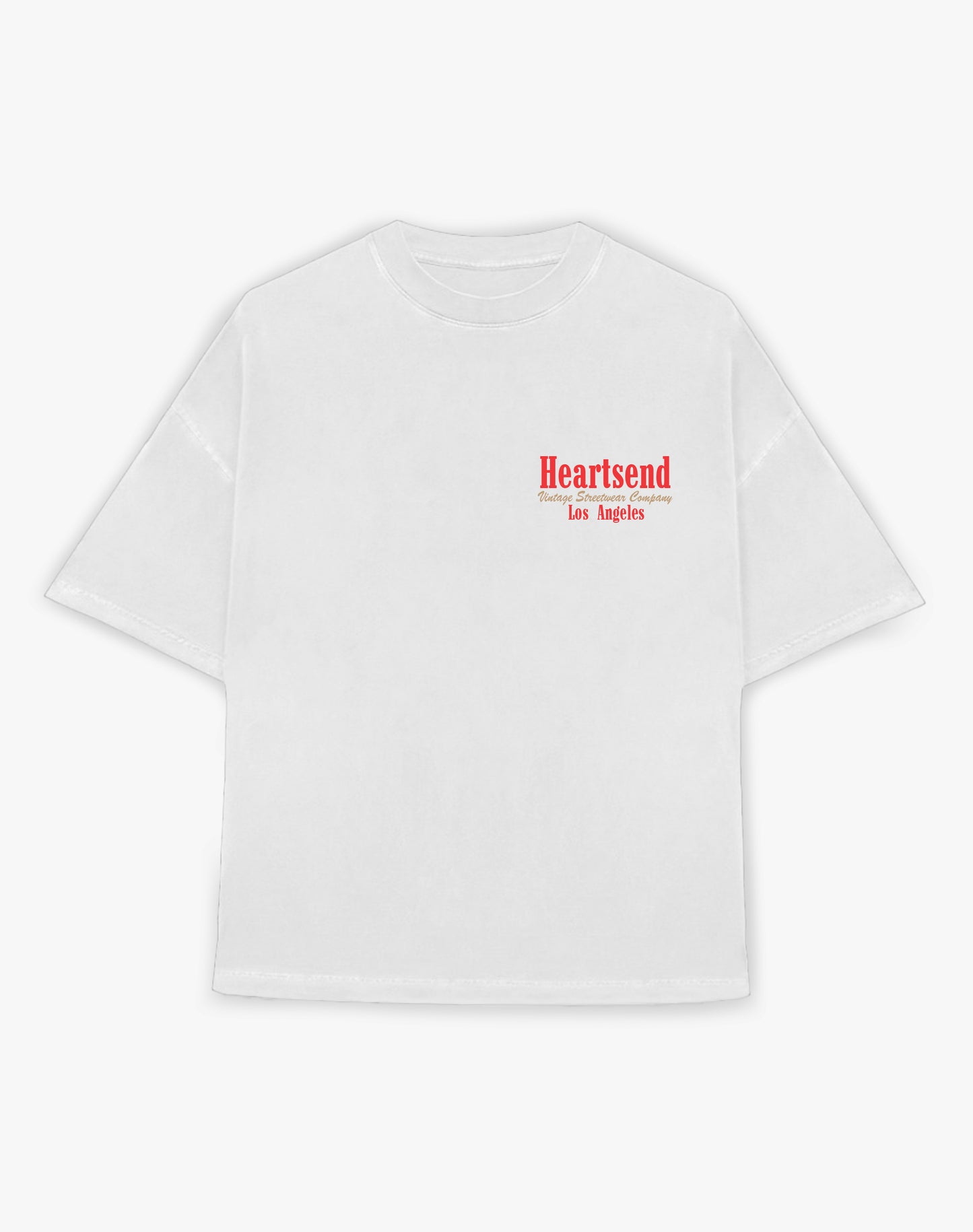 Heartsend Retro Tee - White