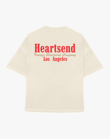 Heartsend Retro Tee - Cream