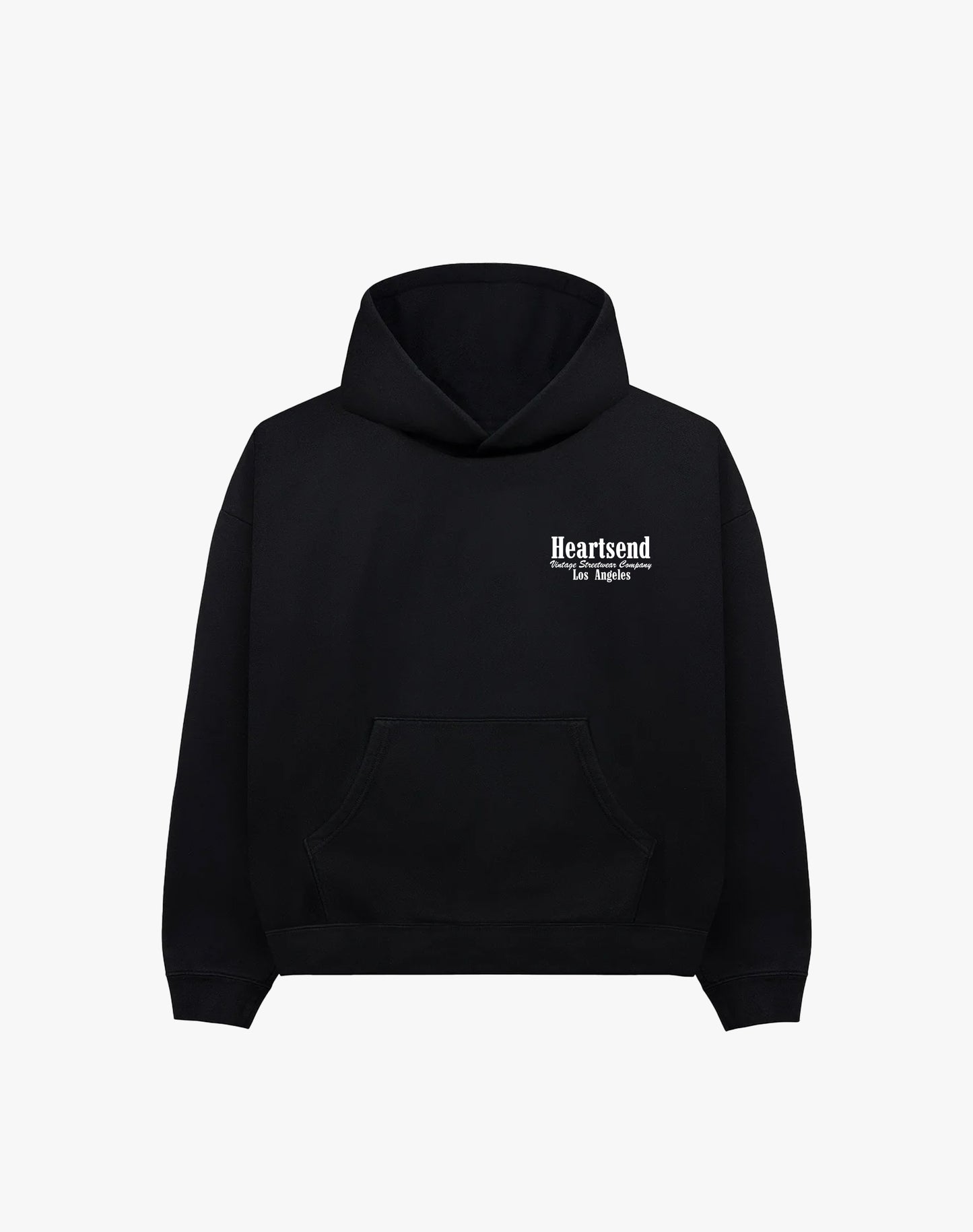 Heartsend Retro Hoodie - Blk